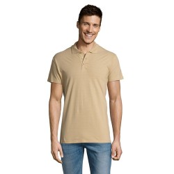 Polo Éco-responsable Personnalisable 170g 100% Coton - Summer II Men Matières : coton Taille textile : L Couleurs : sable cadeau