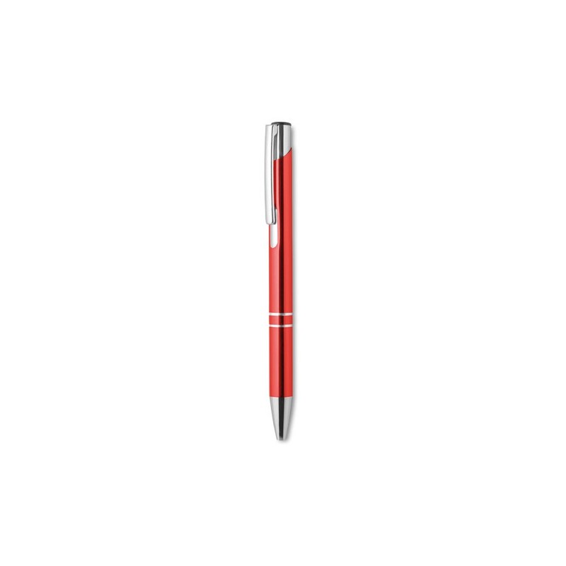 Stylo Bille en Aluminium Personnalisé BERN avec Bouton Poussoir Matières : aluminium Couleurs : rouge goodies entreprise design