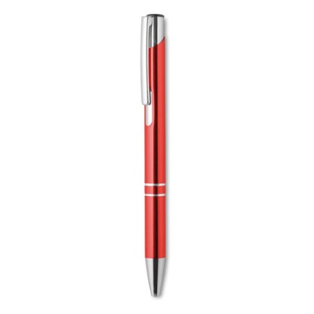 Stylo Bille en Aluminium Personnalisé BERN avec Bouton Poussoir Matières : aluminium Couleurs : rouge goodies entreprise design