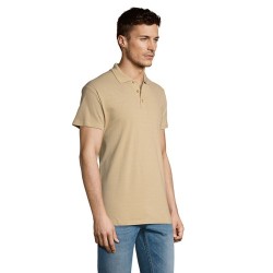 Polo Éco-responsable Personnalisable 170g 100% Coton - Summer II Men Matières : coton Taille textile : L Couleurs : sable goodie