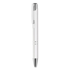 Stylo Bille en Aluminium Personnalisé BERN avec Bouton Poussoir Matières : aluminium Couleurs : blanc livraison express 24h 48h