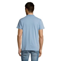 Polo Éco-responsable Personnalisable 170g 100% Coton - Summer II Men Matières : coton Taille textile : L Couleurs : bleu ciel pu