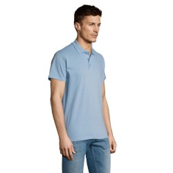 Polo Éco-responsable Personnalisable 170g 100% Coton - Summer II Men Matières : coton Taille textile : L Couleurs : bleu ciel pu