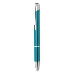 Stylo Bille en Aluminium Personnalisé BERN avec Bouton Poussoir Matières : aluminium Couleurs : turquoise impression haute défin
