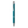 Stylo Bille en Aluminium Personnalisé BERN avec Bouton Poussoir Matières : aluminium Couleurs : turquoise impression haute défin