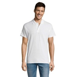 Polo Éco-responsable Personnalisable 170g 100% Coton - Summer II Men Matières : coton Taille textile : L Couleurs : blanc person