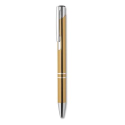 Stylo Bille en Aluminium Personnalisé BERN avec Bouton Poussoir Matières : aluminium Couleurs : doré objet promotionnel éco-resp