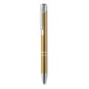 Stylo Bille en Aluminium Personnalisé BERN avec Bouton Poussoir Matières : aluminium Couleurs : doré objet promotionnel éco-resp