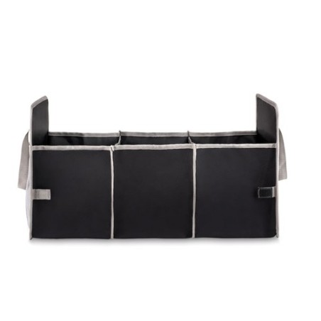 Organiseur de voiture pliable personnalisable - Accessoire publicitaire ORGANIZER Matières : PET Couleurs : noir personnalisable