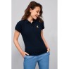Polo Femme Éco-responsable 170g PASSION Matières : coton Taille textile : XXL Couleurs : sable impression haute définition