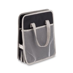 Organiseur de voiture pliable personnalisable - Accessoire publicitaire ORGANIZER Matières : PET Couleurs : noir goodies publici