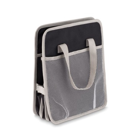 Organiseur de voiture pliable personnalisable - Accessoire publicitaire ORGANIZER Matières : PET Couleurs : noir goodies publici