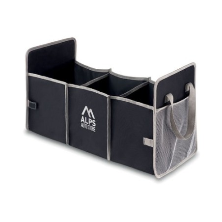 Organiseur de voiture pliable personnalisable - Accessoire publicitaire ORGANIZER Matières : PET Couleurs : noir impression haut
