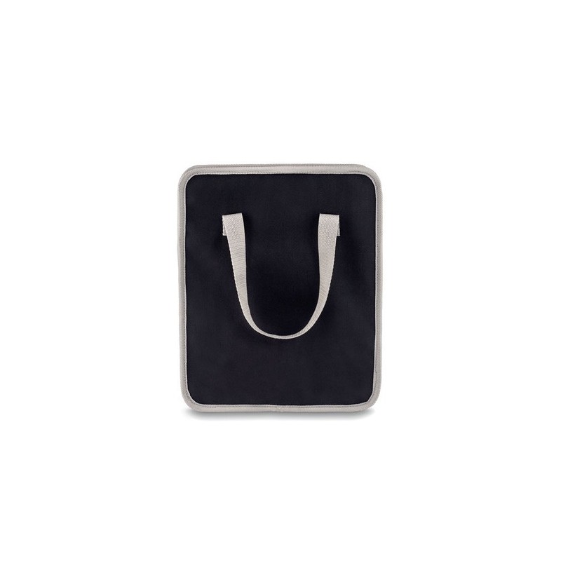 Organiseur de voiture pliable personnalisable - Accessoire publicitaire ORGANIZER Matières : PET Couleurs : noir marquage laser 