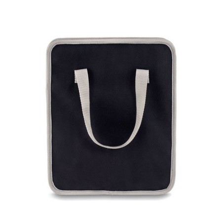 Organiseur de voiture pliable personnalisable - Accessoire publicitaire ORGANIZER Matières : PET Couleurs : noir marquage laser 