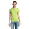Polo Femme Éco-responsable 170g PASSION Matières : coton Taille textile : XL Couleurs : vert pomme objet promo petit budget
