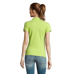 Polo Femme Éco-responsable 170g PASSION Matières : coton Taille textile : XL Couleurs : vert pomme livraison express 24h 48h