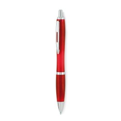 Stylo à bille  en RPET pratique personnalisé RIO Matières : PET recyclé Couleurs : orange transparent 2