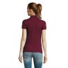 Polo Femme Éco-responsable 170g PASSION Matières : coton Taille textile : S Couleurs : bordeaux marquage laser ultra précis