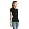 Polo Femme Éco-responsable 170g PASSION Matières : coton Taille textile : M Couleurs : noir goodies personnalisé en stock
