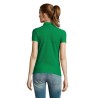Polo Femme Éco-responsable 170g PASSION Matières : coton Taille textile : S Couleurs : vert prairie marquage laser ultra précis