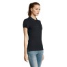 Polo Femme Éco-responsable 170g PASSION Matières : coton Taille textile : M Couleurs : bleu marine personnalisable avec votre lo