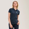 Polo Femme Éco-responsable 170g PASSION Matières : coton Taille textile : XL Couleurs : bleu marine objet promo petit budget