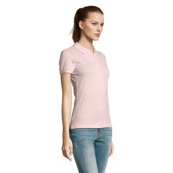 Polo Femme Éco-responsable 170g PASSION Matières : coton Taille textile : L Couleurs : rose goodies publicitaire durable