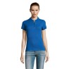 Polo Femme Éco-responsable 170g PASSION Matières : coton Taille textile : L Couleurs : bleu royal cadeau affaires élégant