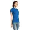 Polo Femme Éco-responsable 170g PASSION Matières : coton Taille textile : L Couleurs : bleu royal personnalisation rapide en Fra