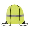 Sac à cordons réfléchissant personnalisé avec bandes réfléchissantes - Objets Publicitaires Matières : polyéthylène (PE) Couleur