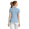 Polo Femme Éco-responsable 170g PASSION Matières : coton Taille textile : M Couleurs : bleu ciel pur impression haute définition