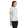 Polo Femme Éco-responsable 170g PASSION Matières : coton Taille textile : S Couleurs : blanc objet promo petit budget