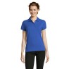Polo Éco-responsable et Confortable pour Femme - PEOPLE PEOPLE Matières : coton Taille textile : L Couleurs : bleu royal impress