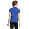 Polo Éco-responsable et Confortable pour Femme - PEOPLE PEOPLE Matières : coton Taille textile : L Couleurs : bleu royal personn