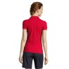 Polo Éco-responsable et Confortable pour Femme - PEOPLE PEOPLE Matières : coton Taille textile : M Couleurs : rouge objet public