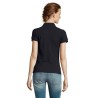 Polo Éco-responsable et Confortable pour Femme - PEOPLE PEOPLE Matières : coton Taille textile : 3XL Couleurs : bleu marine impr