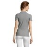 Polo Éco-responsable et Confortable pour Femme - PEOPLE PEOPLE Matières : coton Taille textile : 3XL Couleurs : gris chiné cadea