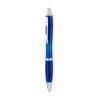 Stylo à bille  en RPET pratique personnalisé RIO Matières : PET recyclé Couleurs : bleu transparent personnalisable avec votre l