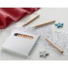 Set de dessin adulte personnalisé PAINT&RELAX pour détente créative Matières : papier Couleurs : blanc goodies publicitaire évén