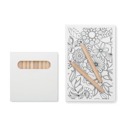 Set de dessin adulte personnalisé PAINT&RELAX pour détente créative Matières : papier Couleurs : blanc impression haute définiti