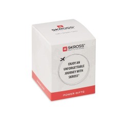 Adaptateur Universel Personnalisé Haute Sécurité 2-Pole MUV Micro Matières : ABS Couleurs : blanc livraison express 24h 48h
