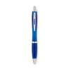 Stylo à bille  en RPET pratique personnalisé RIO Matières : PET recyclé Couleurs : bleu transparent cadeau affaires élégant