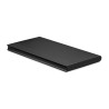 Station de chargement personnalisée 8000mAh POWERFLAT8 Matières : aluminium Couleurs : noir cadeau collaborateur premium