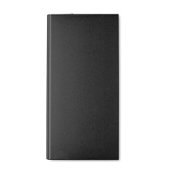 Station de chargement personnalisée 8000mAh POWERFLAT8 Matières : aluminium Couleurs : noir objet publicitaire robuste