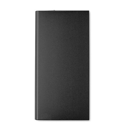 Station de chargement personnalisée 8000mAh POWERFLAT8 Matières : aluminium Couleurs : noir objet publicitaire robuste
