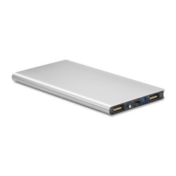 Station de chargement personnalisée 8000mAh POWERFLAT8 Matières : aluminium Couleurs : noir 2