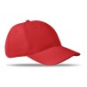 Casquette baseball 6 pans personnalisée BASIE Confort Matières : coton Couleurs : rouge livraison express 24h 48h