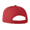 Casquette baseball 6 pans personnalisée BASIE Confort Matières : coton Couleurs : rouge cadeau client original