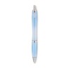 Stylo à bille  en RPET pratique personnalisé RIO Matières : PET recyclé Couleurs : bleu clair transparent objet promotionnel éco